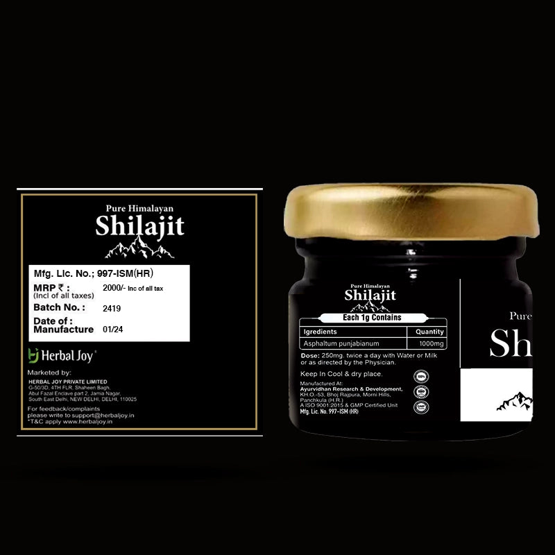 Pure Shilajit Resin