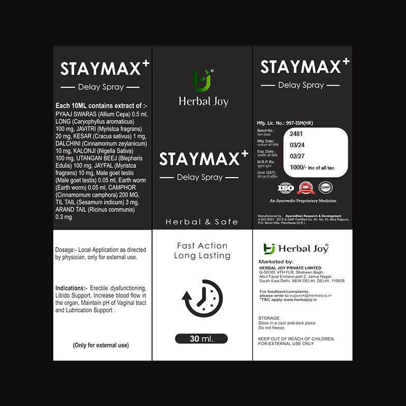 STAYMAX DELAY SPRAY